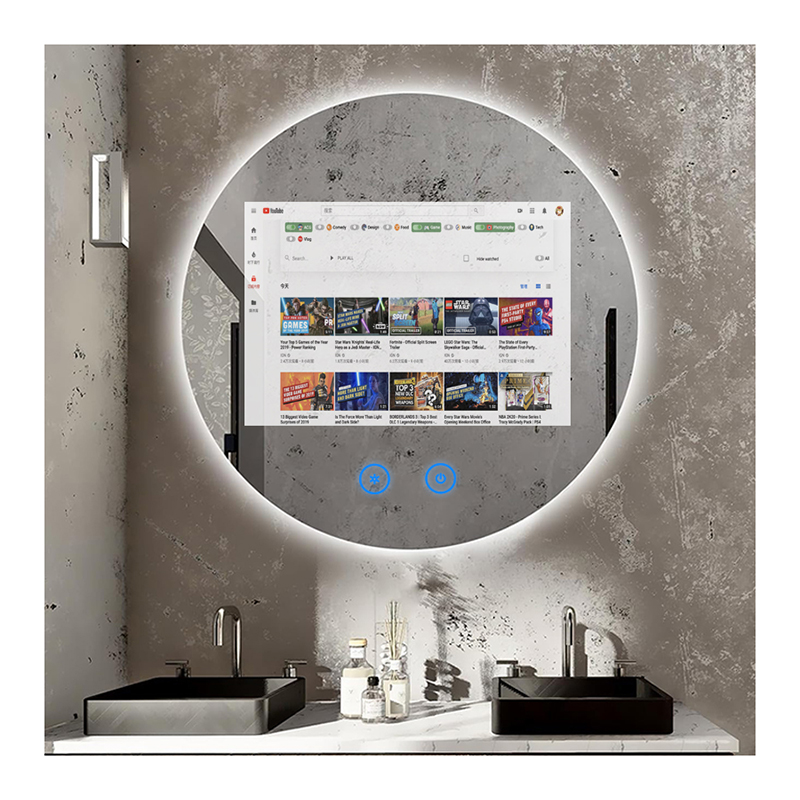 Home Bathroom Lighting Design - Modern Tasarım Akıllı TV LED Işıklı