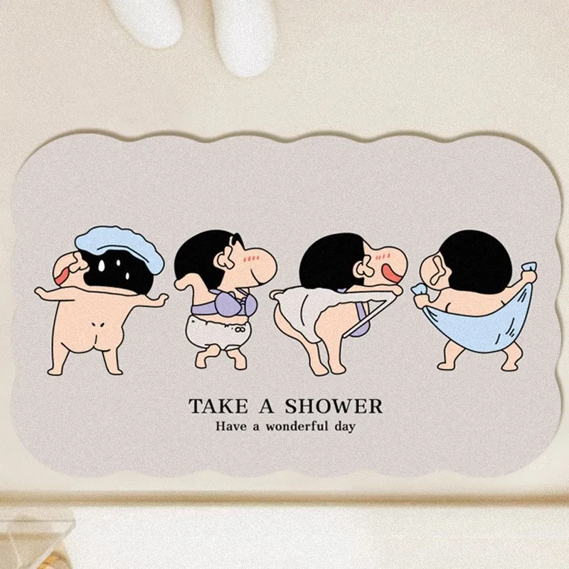 Japan Bathroom.Home - Karikatür sevimli mum boya shin-chan ev