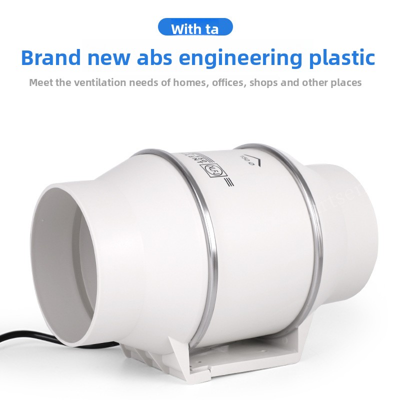 Home Bathroom Extractor Fan - Egzoz fanları ev sessiz Inline boru