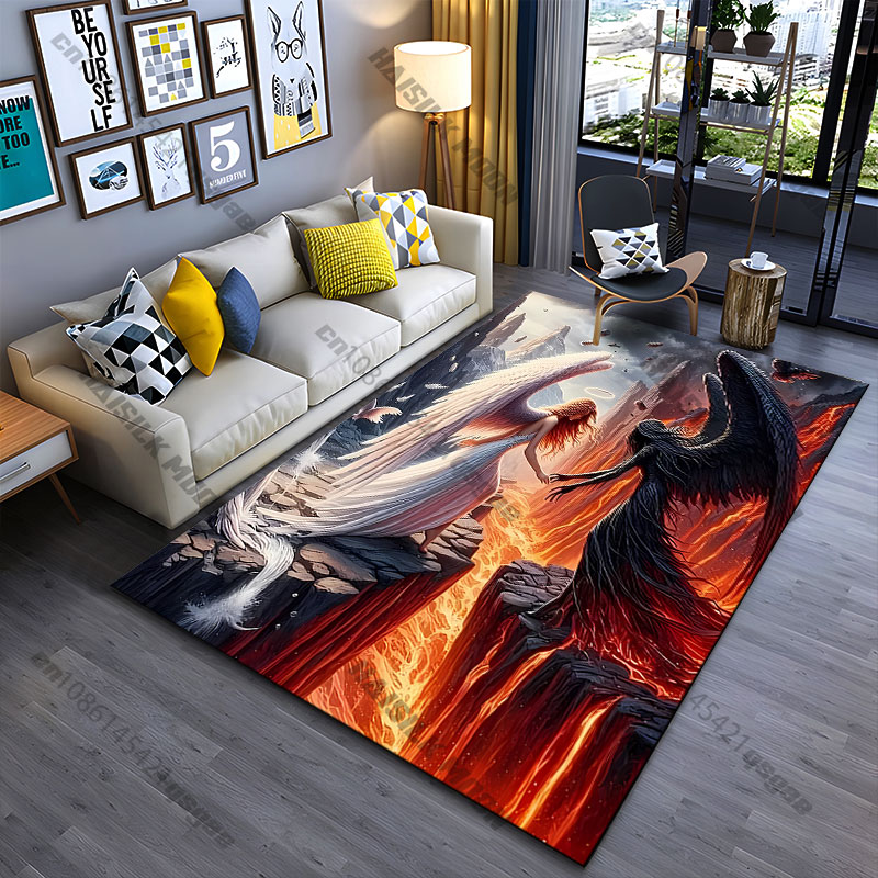 Home Goods Bathroom Mats - İyi ve kötü dövüşümlü halı Yoga
