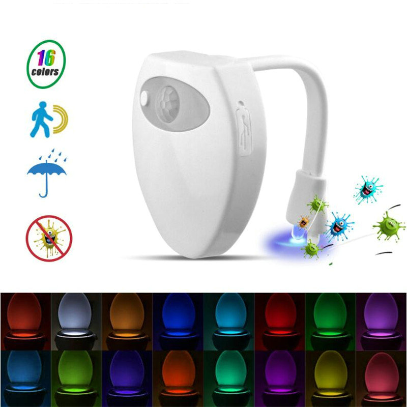 Home Bathroom Colors - USB şarj edilebilir tuvalet hareket sensörlü
