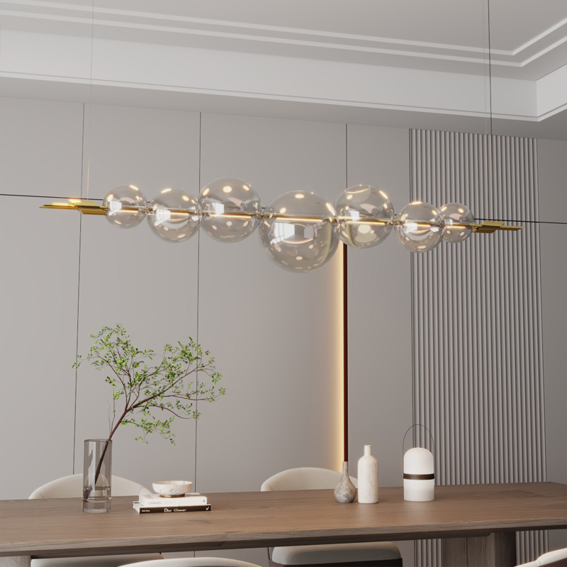 Home Bathroom Lighting Design - İskandinav Minimalist Tasarımcı LED Kolye Işık