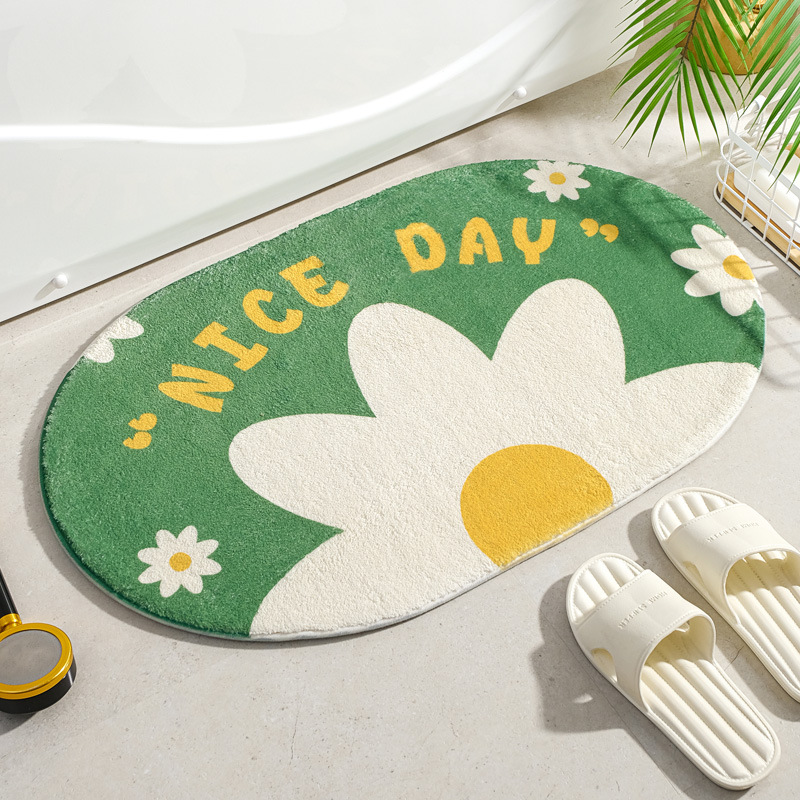 Japan Bathroom.Home - Küçük Taze Paspaslar Yumuşak Çiçekler Kelimeler