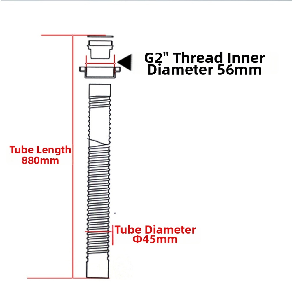 Home Bathroom Plumbing - Mutfak Lavabo Drenaj Borusu 45mm Çaplı