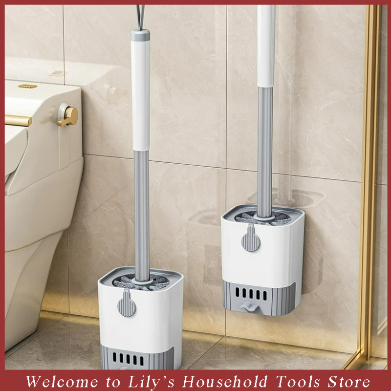 Home Bathroom Design - 1 Takım Tuvalet Fırçası Tutucu Duvara
