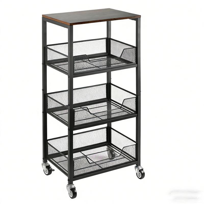 3 Katmanlı Tekerlekli Çok Amaç - Home Bathroom Shelf incelemesi ve fiyatı