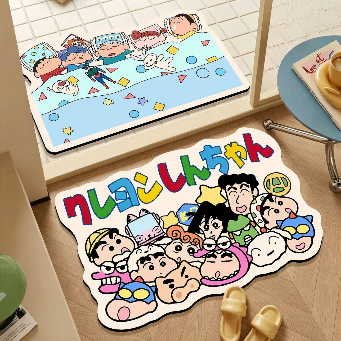 Crayon Shin-chan Düzensiz Bany - Home Goods Bathroom Mats incelemesi ve fiyatı