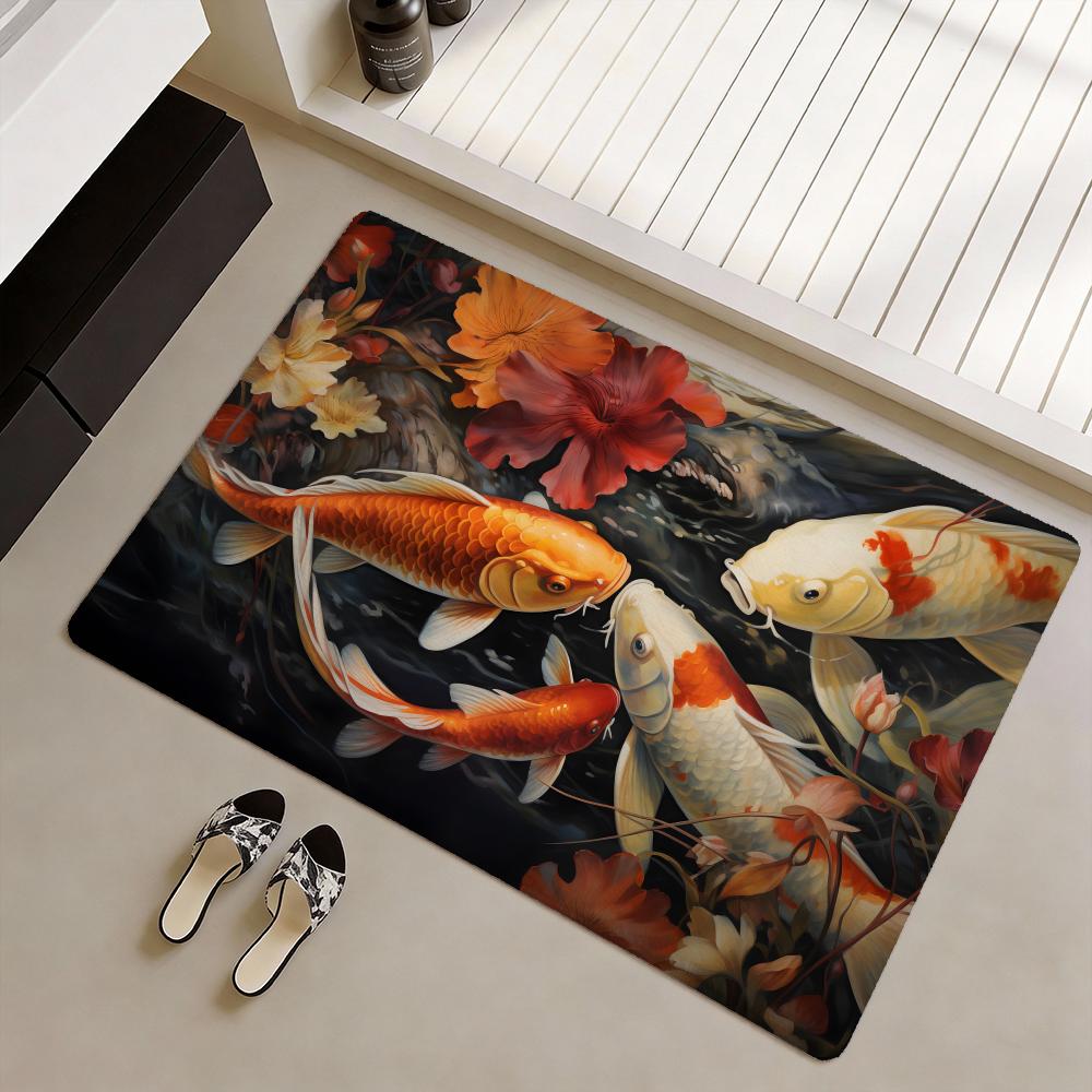 Sizinize iyi şans getiren koi  - Home Goods Bathroom Mats incelemesi ve fiyatı