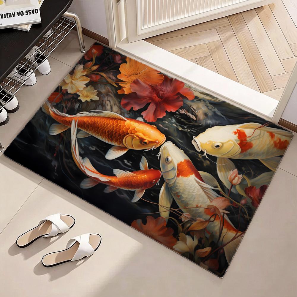 Sizinize iyi şans getiren koi  - Home Goods Bathroom Mats incelemesi ve fiyatı