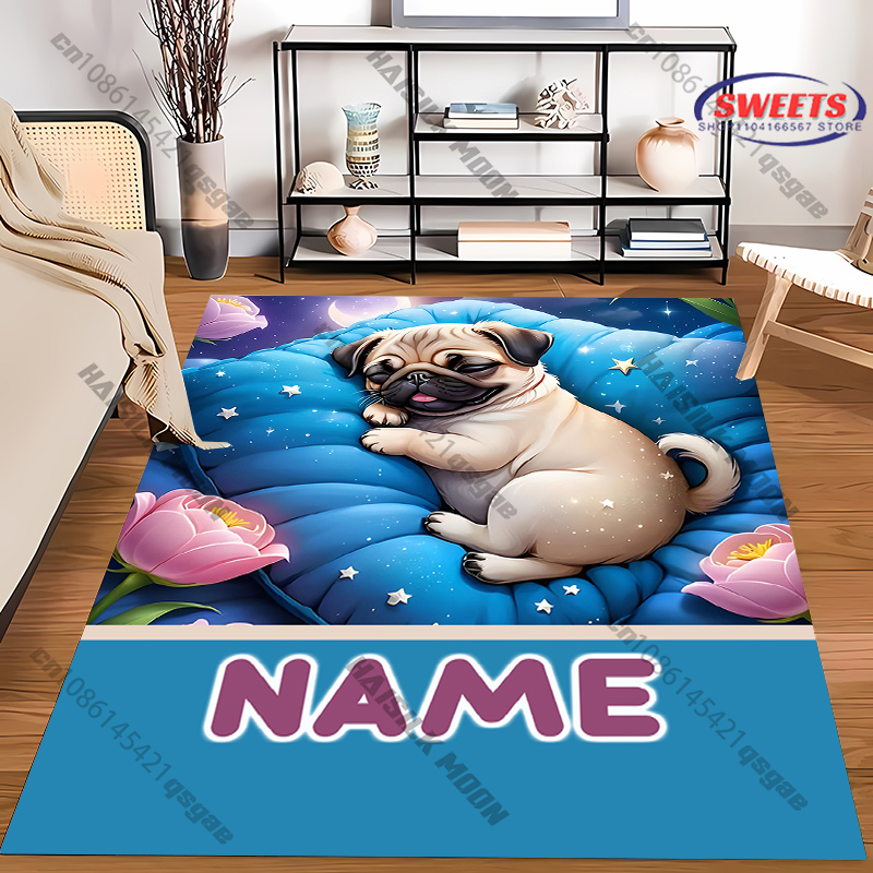 Kişiselleştirilmiş Pug Köpek A - Home Bathroom Name incelemesi ve fiyatı
