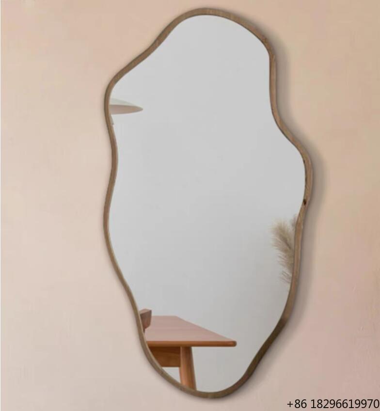 Düzensiz Asimetrik Ahşap Duvar - Home Bathroom Mirror incelemesi ve fiyatı
