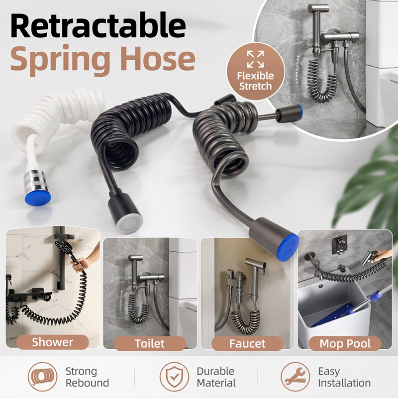 Tuvalet bide püskürtücü sarmal - Home Bathroom Plumbing incelemesi ve fiyatı