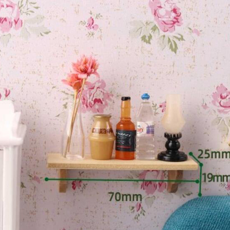1 adet 1:12 Dollhouse ahşap du - Home Bathroom Shelf incelemesi ve fiyatı