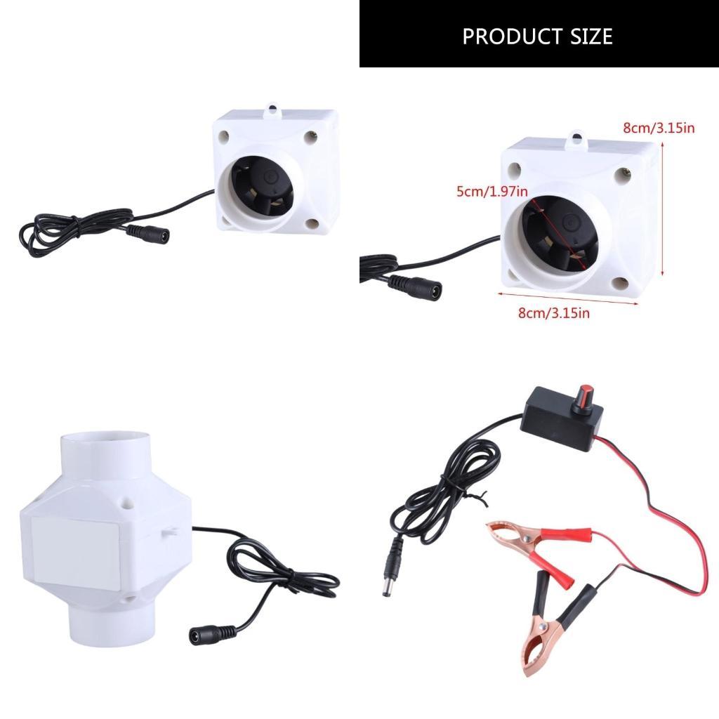 652F 12V egzoz fanı ev Inline  - Home Bathroom Extractor Fan incelemesi ve fiyatı