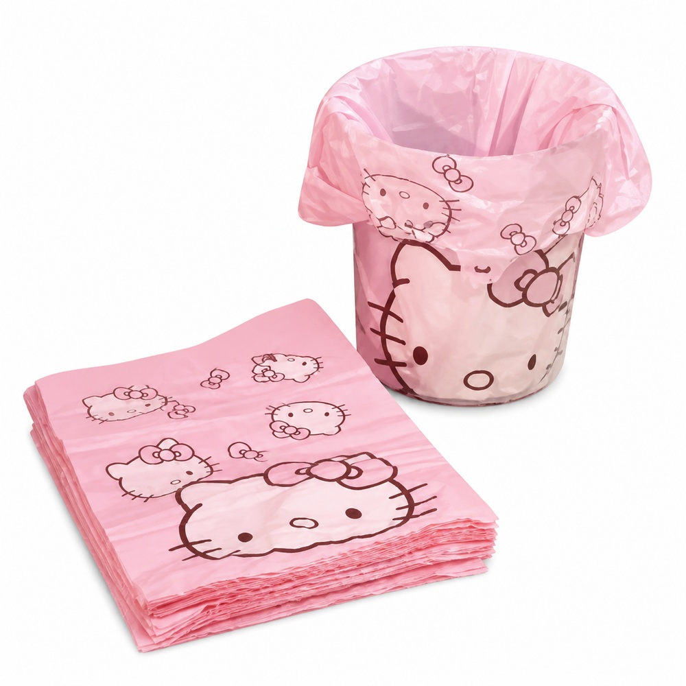 Pembe Karikatür Kedi Baskılı Y - Home Goods Bathroom incelemesi ve fiyatı
