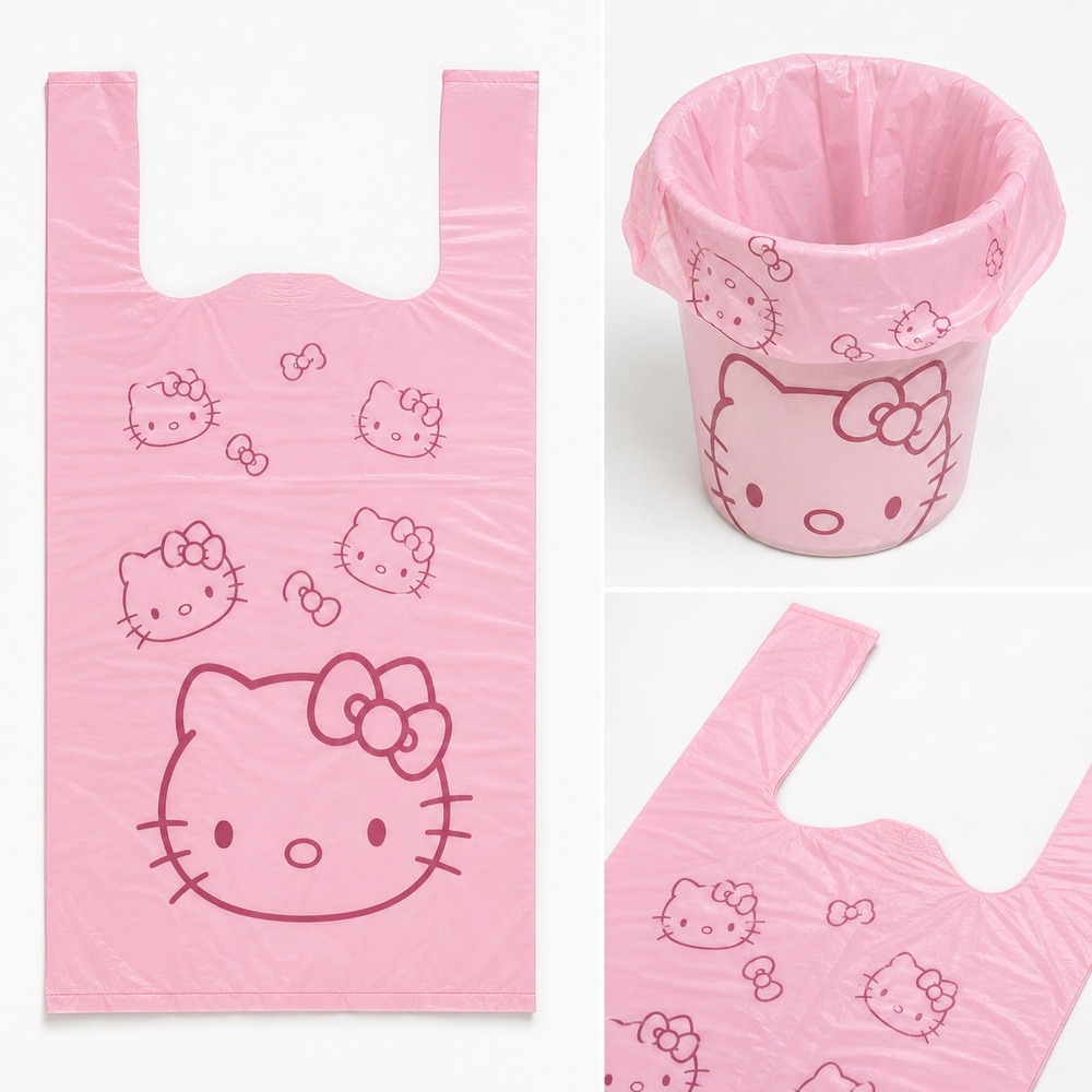 Pembe Karikatür Kedi Baskılı Y - Home Goods Bathroom incelemesi ve fiyatı