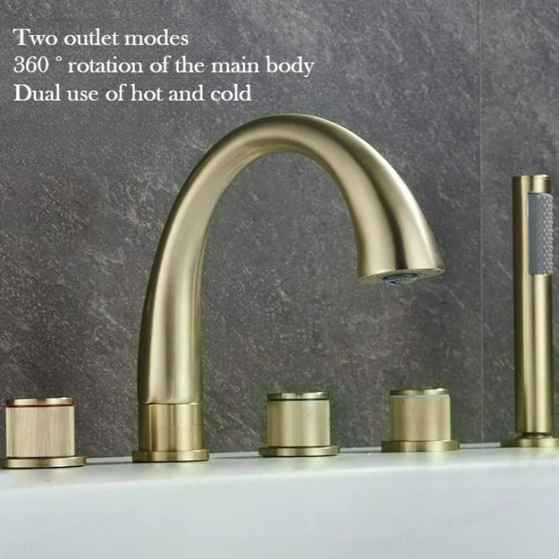 Fırçalanmış Altın Banyo Batary - Home Bathroom Tub incelemesi ve fiyatı