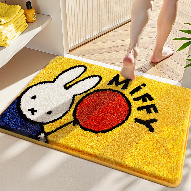 Kawaii Miffy Zemin Mat Karikat - Home Goods Bathroom Mats incelemesi ve fiyatı