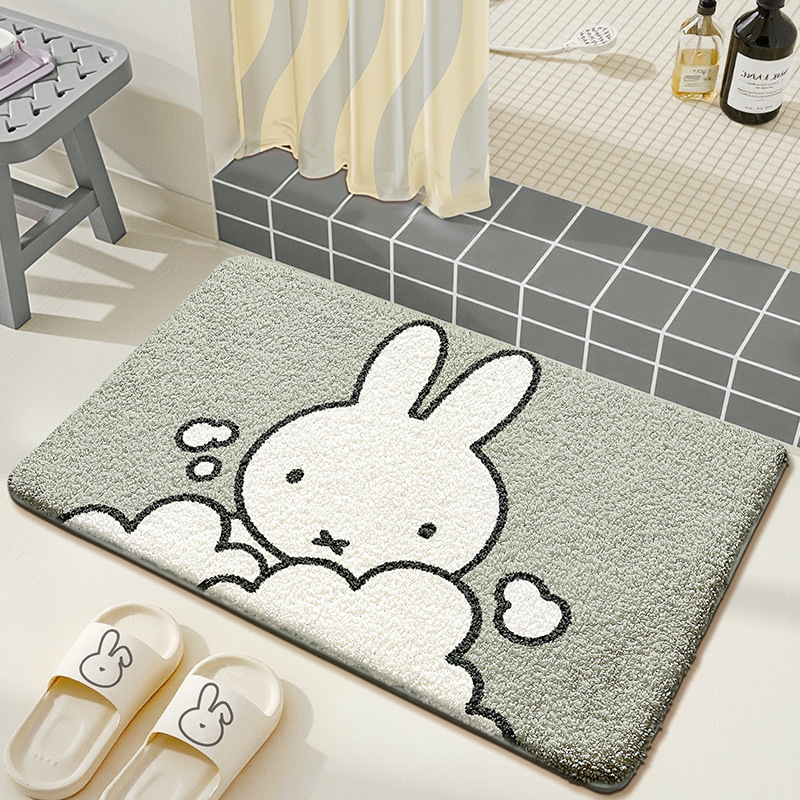 Kawaii Miffy Zemin Mat Karikat - Home Goods Bathroom Mats incelemesi ve fiyatı