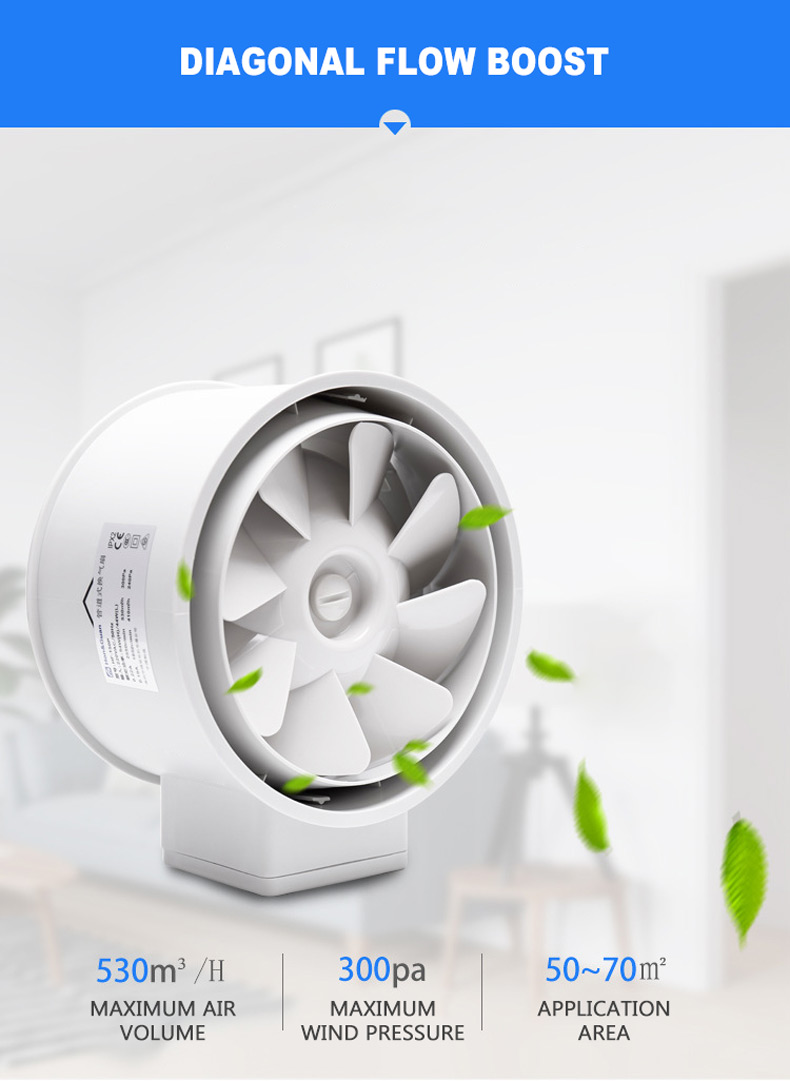 6 inç Hat İçi Kanal Fanı Hava  - Home Bathroom Extractor Fan incelemesi ve fiyatı