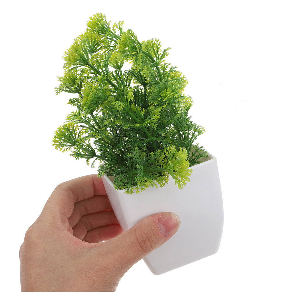 2 Adet Küçük Yapay Bonsai Bitk - Home Bathroom Shelf incelemesi ve fiyatı