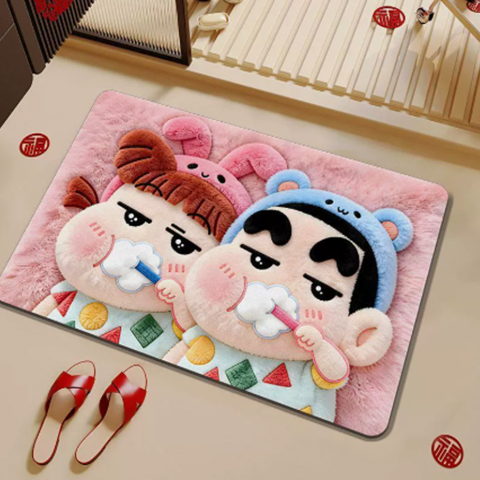2027 Karikatür Diatomlu Toprak - Home Goods Bathroom Mats incelemesi ve fiyatı