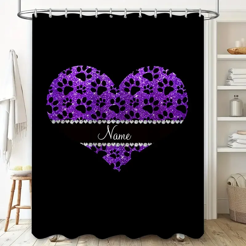 Mor Kalp Duş Perdesi İsimle Öz - Home Bathroom Name incelemesi ve fiyatı
