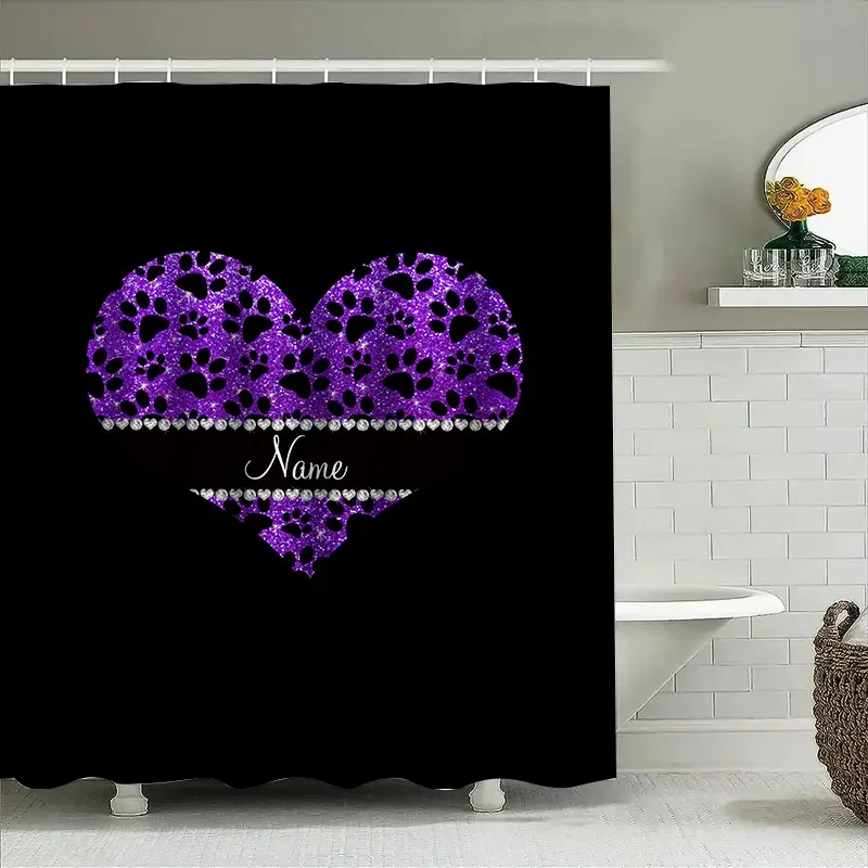 Mor Kalp Duş Perdesi İsimle Öz - Home Bathroom Name incelemesi ve fiyatı